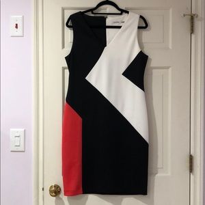 Calvin Klein V neck dress